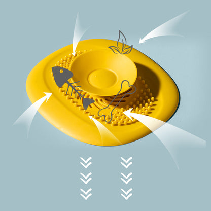 4pcs Ultra Fast Drain Set 4pcs Ultra Fast Silicone Floor Drain Set | Bathroom Accessories, Water Free, Easy Cleaning, with Hairball Catcher, Bath Plug, Sink Filter and Filter - Drain, Tap, Shower, Home and Garden Accessories