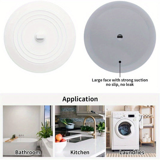 2pcs Vaincre Silicone Bathtub Drain Stopper